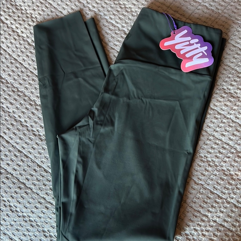 YITTY - Ultra Smooth Dark Green Leggings NWT